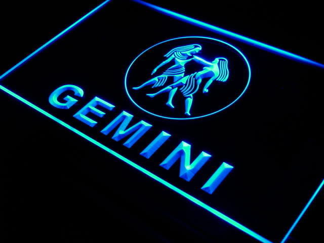 Gemini Zodiac LED Light Sign